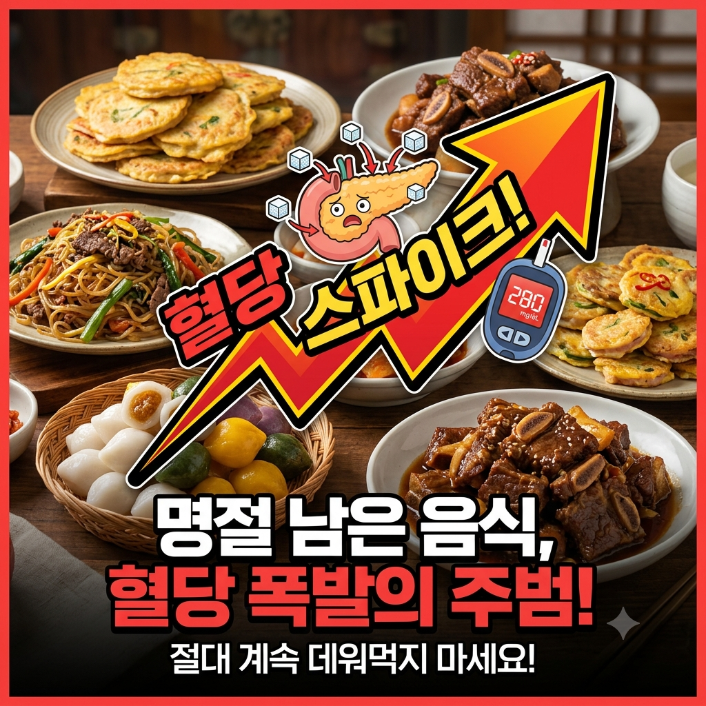 명절 남은 음식, 계속 데워 드시나요? 혈당 폭발 3가지 이유